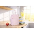 thumbnail image 2 of Mainstays Pink Blush Reusable Round Top Polyester Lunch Bag with Zippered Main Compartment, 2 of 5