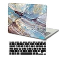 thumbnail image 1 of KSK KAISHEK Hard Shell Case for MacBook Air 13 inchs( Retina Display & Touch ID, 2022/2021/2020/2019/2018) + Black Keyboard Cover Model A1932/A2179/A2337 m1, USB Type-C Marble 63, 1 of 5