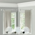 thumbnail image 2 of Domovina Gleam 13/16" Corner Window Single Curtain Rod-Color:Satin Nickel,Size:48"-84", 2 of 2