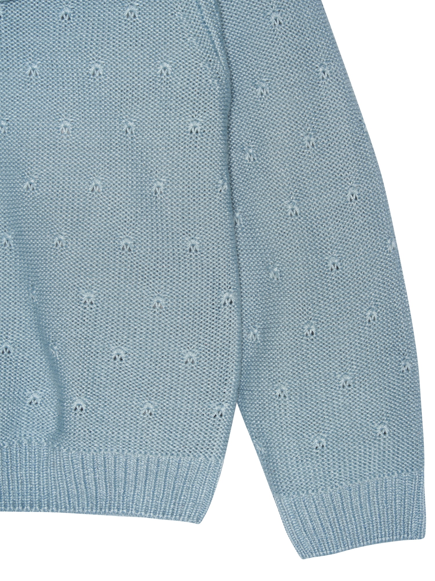 Modern Moments by Gerber Toddler Girl Pointelle Sweater, Sizes 12 Months -5T