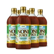 Healing Noni - Hawaiian Noni Juice - 6 Pack of 32oz Glass Bottles