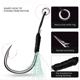 thumbnail image 5 of Gancho de placa de hierro, alambre brillante, placa de hierro, gancho simple, gancho de pluma, barco de pesca en el mar, pesca con línea de caballos grandes, anzuelo de pesca a granel, 5 of 5