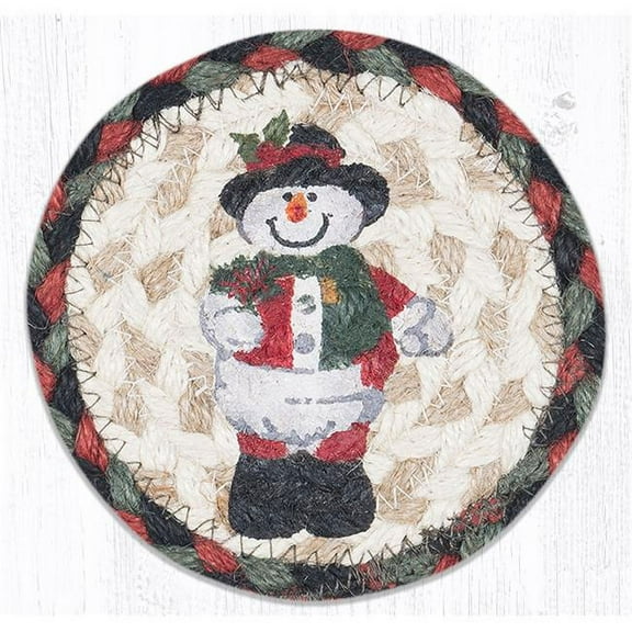 Capitol Importing 31-IC081STH 5 x 5 in. IC-81 Snowman in Top Hat Printed Coaster