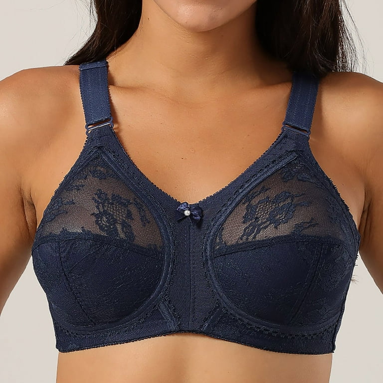 Underwired Lace Bralette Old Lady Bras Half Cup Lingerie Sports
