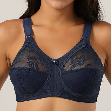 

Idoravan Women s Full Coverage Bra Clearance Womens Sexy Lace Transparent Underwear without Steel Ring and Sponge Bras