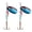 Blue, variant on Youthyao High-Visibility Rotating Metal Spinner Lures, Corrosion-Resistant Design & Multicolor Options for Enhanced Fishing