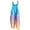 Light Blue, variant on Wenini Jumpsuits for Women Gradient Printing Sleeveless Long Pant Casual Fashion Bandage Adjustable Wide Leg Overalls Beach with Pocket Blue m