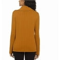 thumbnail image 2 of Rafaella Women's Cowl Neck Top Golden Brown Small, 2 of 2