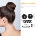 thumbnail image 3 of CIMAXIC Filets pour Chignons 1 Ensemble Filets pour Chignon de Ballet Filets Élastiques Filets Invisibles pour Filles,3.94"X3.94"X0.39 Pouces, 3 of 4