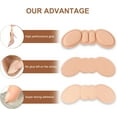 thumbnail image 4 of Heel Pads for Shoes Too Big, Shoe Inserts for Loose Shoes, Heel Grips Protectors for Blisters Pain, Filler Make Shoes Fit Tighter, Rubbing, Prevent Slip for Women Men (4PairsRosyBrown), 4 of 5