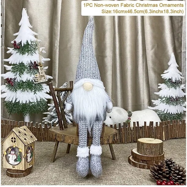 Muñeco de Papá Noel sin rostro para decoración del hogar, adorno navideño, regalos de Navidad, Feliz Año Nuevo, 2022, 2023