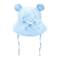 thumbnail image 2 of YSUEJPF Baby Summer Sun Hat Boys Girls Outdoor Breathable Bucket Hat Toddler Wide Brim Beach Hats 1-3 Years, 2 of 9