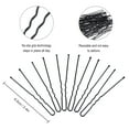thumbnail image 3 of 300Pcs Bobby Pins U Shape Black Hairpins No Slip Grip Thin Bobby Pins Women Hair Clips, 3 of 5