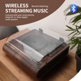 thumbnail image 4 of Tocadiscos Retrospiler, estilo retro, Bluetooth de 3 velocidades, 4 of 7