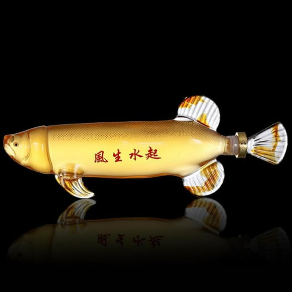 Decantador de Animal Perfecl Arowana 1000ml Cristal Suministros para Bar