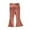 Orange, variant on REDARER Girls' Flare Leggings Soft Ribbed Knit Full Length Pants Comfy Bell Bottom Trousers,12-18 Months