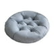 thumbnail image 3 of Cojín redondo para silla, decorativo, de 16 pulgadas, cómodo y moderno, para dormitorio, jardín, oficina, cocina y hogar. Gris, 3 of 8
