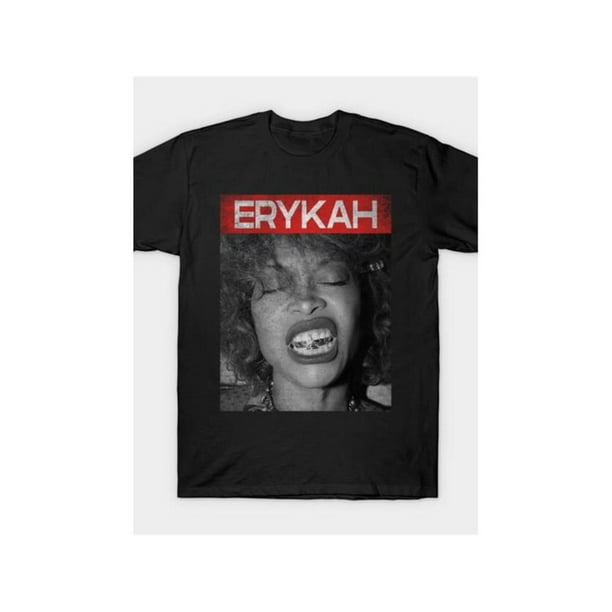 Summer t Shirts Erykah Badu T Shirt Men'S Trend Graphic Print T-Shirt