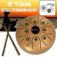 thumbnail image 2 of 5.5inch Mini 8-tone Steel Drum C Key Percussion Instrument Hand Pan H9Z4, 2 of 9