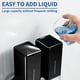 thumbnail image 4 of 1 dispensador de jabón manual montado en la pared de 500 ml para el hogar, baño, cocina, hoteles, restaurantes. Dispensador de ducha y loción (negro) JAMW Sencillez, 4 of 5