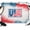 Red Blue Grey, variant on 7x5ft Photo Backdrop, Patriotic 250 Soft Polyester Backdrop Curtains Photography Backdrops, Blue Red American Flag Memorial Cream Wood Brushed Background for Photoshoots Studio Video Portrait Parties