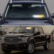 AUTOXBERT 8 LED Emergency Strobe Light Hazard Warning Strobe Lamp w/ Suction Cup for Car Truck