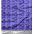 thumbnail image 1 of Soimoi Purple Heavy Canvas Fabric Triangle Geometric Printed Fabric 1 Yard 58 Inch Wide, 1 of 3