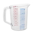 thumbnail image 3 of Rubbermaid Commercial Products Bouncer Taza Medidora Transparente 4 Tazas/1 Cuarto De Galón Transparente Fuerte Grado Alimenticio Para Usar Con -40 Grados F A 212 Grados F Fácil Lectura Para Ingredien, 3 of 4
