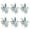 Light blue, variant on EXCIXING 6Piece Beautiful Silk Wedding Boutonniere Set for Bridesmaids and Grooms