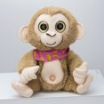 thumbnail image 2 of Maxcozy Talking Monkey Plush Toys, Interactive Stuffed Plush Animal Talking Toy Cute Sound Effects with Repeats Your Said Voice, Best Buddy for Kids Gift, 2 of 3