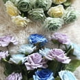 thumbnail image 4 of SPRING PARK 1Pc 37cm Artificial Rose Flowers Bouquet Silk Flowers Rose for Home Bridal Wedding Party Festival Decor, 4 of 7