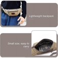 thumbnail image 4 of Canvas Bum Bag Large Capacity Waist Fanny Pack Wear Resistant and Waterproof Business Waist Bag for Walking,Khaki, 4 of 4