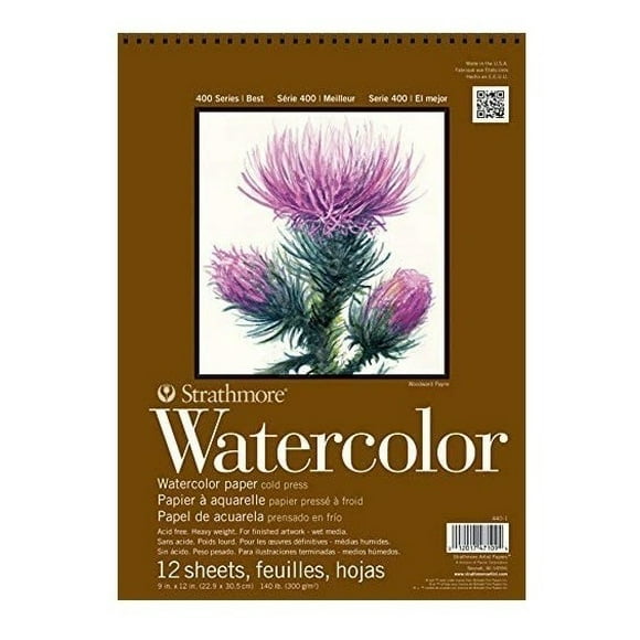 Cuaderno Dibujo Strathmore Watercolor 12h 22,9x30.5 Acuarela Strathmore Cuaderno Dibujo Strathmore Watercolor 12h 22,9x30.5 Acuarela