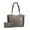 HM Gray, variant on Savannah Women’s Tote Bag With Wristlet Wallet, Vegan Leather Shoulder Bag Purses and Handbag 2 Pcs By Mia K- Fuchsia