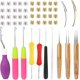 thumbnail image 1 of 52 PCS Dreadlock Crochet Hook Set, Crochet Needles for Hair, Hair Crochet Needle Tools Set with Different Sizes Latch Hook, Dreadlocks Hair Ring Dreadlock Accessories for Hair Brai, 1 of 1