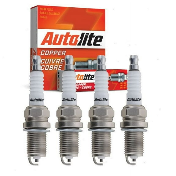 4 pc Autolite Copper Core Spark Plugs compatible with Chevrolet Trax 1.4L L4 2013-2019