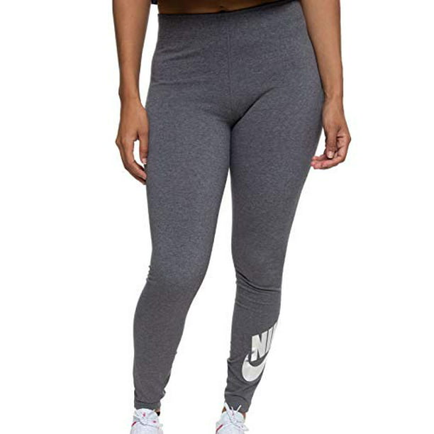 pérdida Santo Tacto Nike Nsw Leggings Leg-A-See Foil Womens Active Leggings Size Xs, Color:  Charcoal Heather/Metallic Silver - Walmart.com