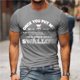 thumbnail image 2 of Men's T-shirt Graphic Text 3D Printing Street Casual Short Sleeve Button Down Printed Clothing Basic 5XL, 2 of 5