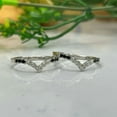 thumbnail image 2 of 0.35Ct. Black Ombre Stackable Bands in 925 Sterling Silver- Wedding Ring Enhancer, 2 of 6