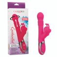 thumbnail image 1 of CalExotics Enchanted Kissing Butterfly Rechargeable Silicone Thrusting and Rotating Rabbit Vibrator with Clitoral Stimulator, Pink, 1 of 9