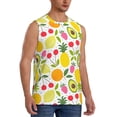 thumbnail image 2 of Kdxio Avocado And Pineapple for Men's Muscle T-shirt,Sleeveless for Workout Running Athletic Gym Lounge Casual, 2 of 5