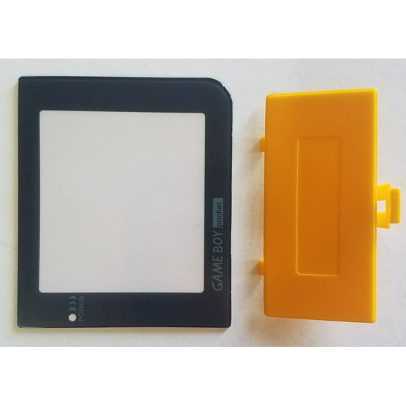 Yellow Nintendo Game Boy Pocket Replacement Battery Cover   Screen