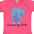 thumbnail image 4 of Inktastic I Love My Titi Elephant Blue Purple Boys or Girls Baby Bodysuit, 4 of 5