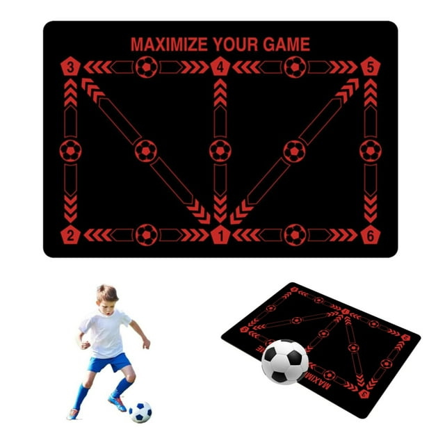 Heated Carpet Football Footstep Training Mat Soccer Training Mat Agility Footstep Training Mat Soccer Mat For All Non Slip Silent Equipment For All Ages Strength And Coordination