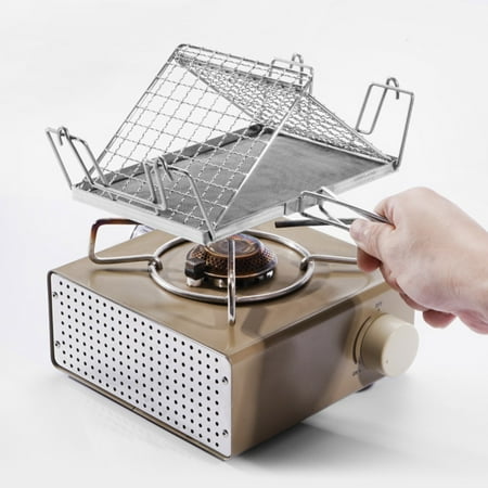 

Portable Stainless Steel Japanese Style Toa.st Rack Detachable Grilling Mesh For Beach Grill Outdoor Portable O Grill 500 Portable Grill Hibachi Grill with Outdoor Portable Barbecue Table Grills