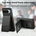 thumbnail image 5 of Dteck for Google Pixel 9 / 9 Pro Case Wallet with Card Holder, RFID Blocking Credit Slots Kickstand Shockproof Phone Cover for Women Men 6.3 inch,Black, 5 of 9