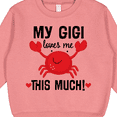 thumbnail image 3 of Inktastic My Gigi Loves Me Grandkids Toddler Sweatshirt, 3 of 4