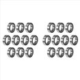 thumbnail image 1 of 40 Piezas 6700- Alta Calidad 6700 10X15X4Mm Rodamiento de Bolas de Ranura Profunda con Sello en Miniatura, Negro, 1 of 5