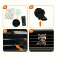thumbnail image 5 of YOHAVEN Small Raccoon Car Vent Clip Diffuser 2D Flat Ornament Car Accessories Aromatherapy Freshener Holiday Party Favors for Vehicle Decoration Gift, 5 of 8