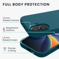 thumbnail image 4 of REJODA-Case Compatible avec iPhone 15 Pro - Étui en Silicone TPU Souple - Orange Fruité, 4 of 4
